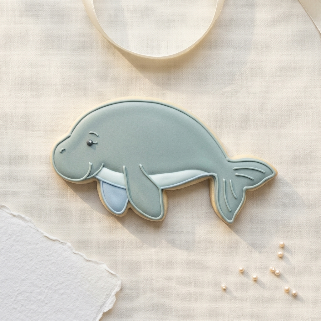 Dugong Cookie Cutter, 3D Printed Animals Cutter