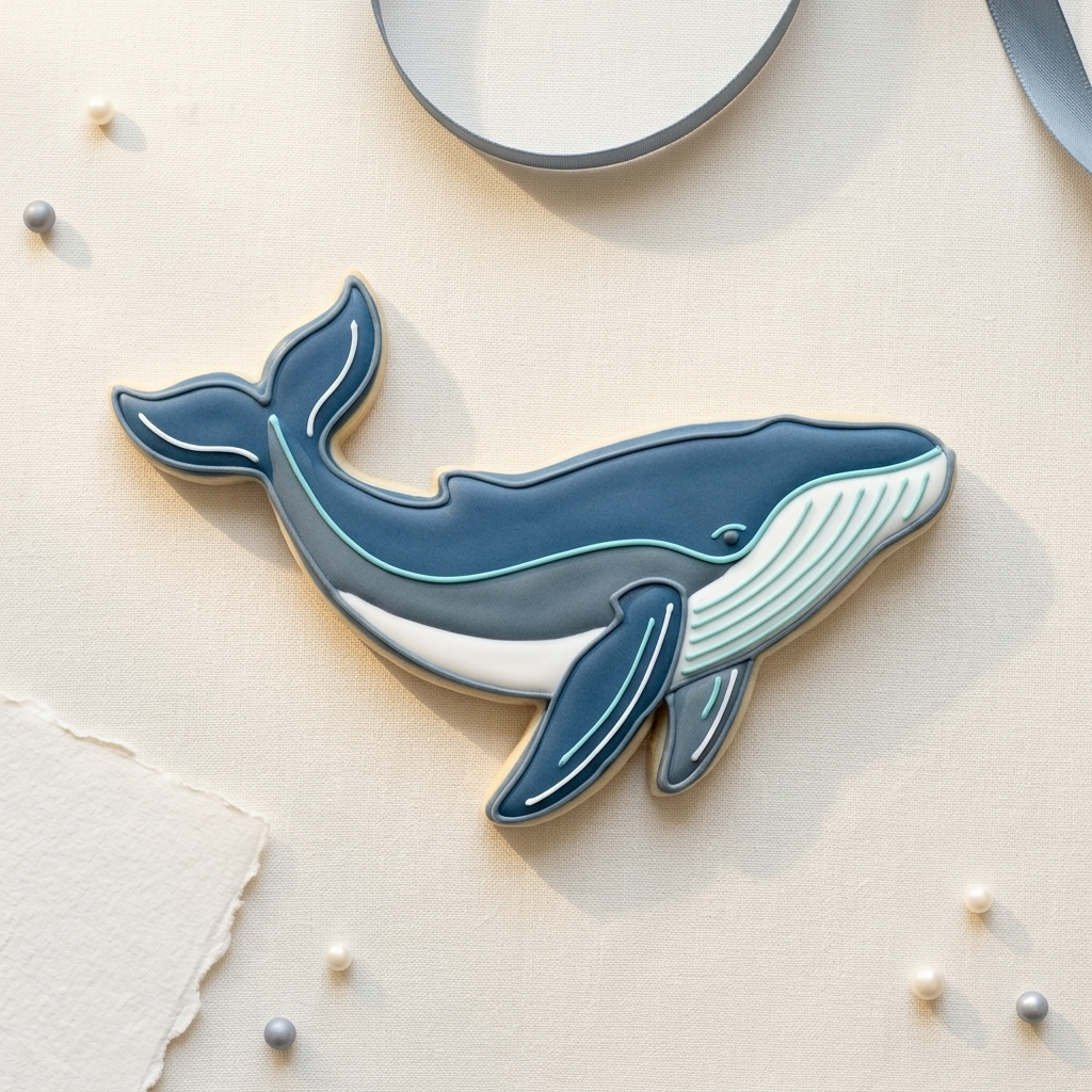 Humpback Whale Cookie Cutter, 3D Printed Animals Cutter