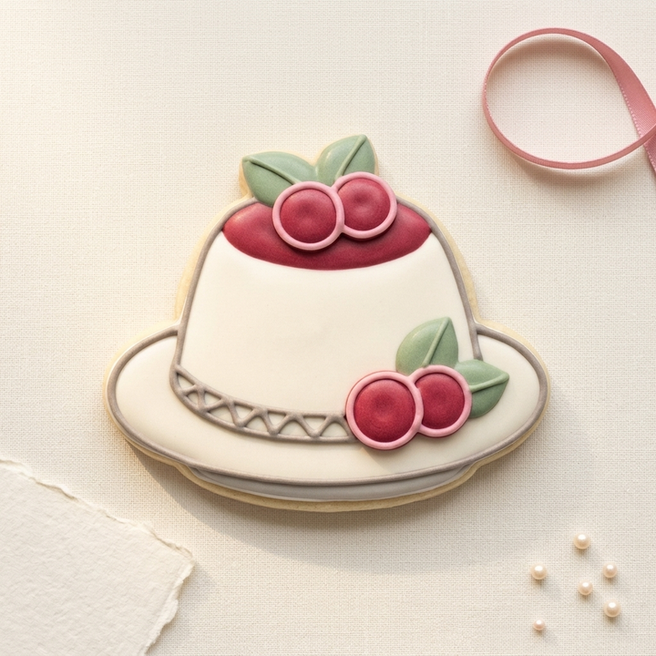 Panna Cotta Cookie Cutter, 3D Printed Food Theme Cutter
