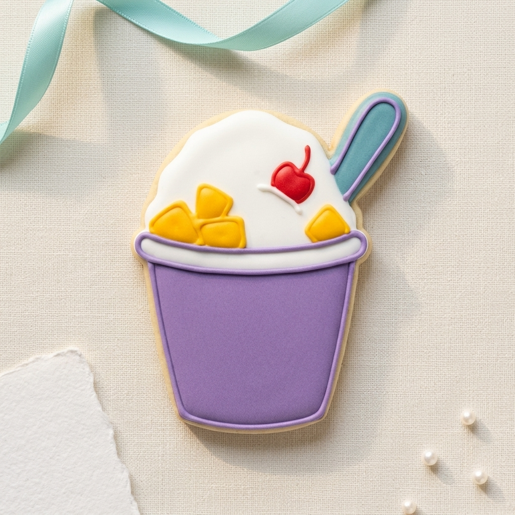Halo Halo Dessert Cup Cookie Cutter, 3D Printed Birthday Party Cutter