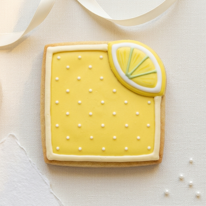 Lemon Bar Slice Cookie Cutter, 3D Printed Food Theme Cutter