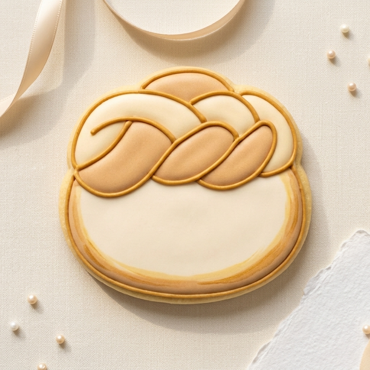 Brioche Bun Cookie Cutter, 3D Printed Food Theme Cutter