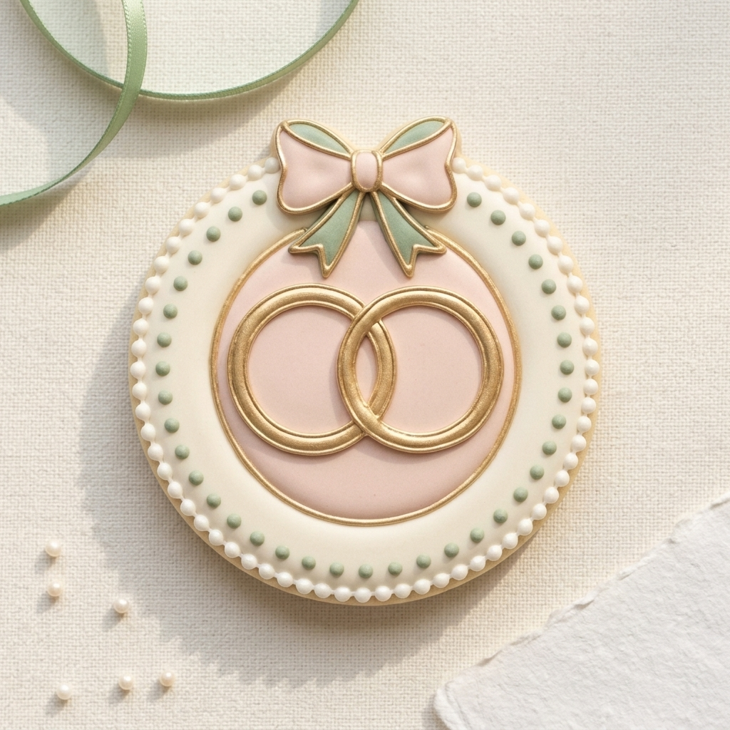 Wedding Ring Dish Cookie Cutter, 3D Printed Wedding Cutter