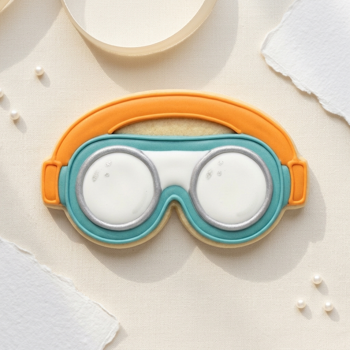 Lab Safety Goggles Cookie Cutter, 3D Printed STEM Theme Cutter