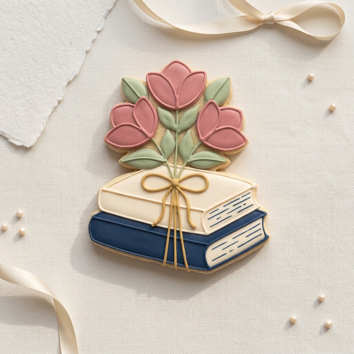 Book Club Cookie Cutter Set   Library Tea Party Bundle   3D Printed Cutters