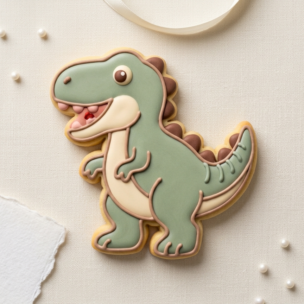 Allosaurus Dinosaur Cookie Cutter, 3D Printed Birthday Party Cutter
