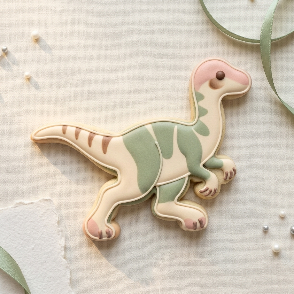 Gallimimus Dinosaur Cookie Cutter, 3D Printed Birthday Party Cutter