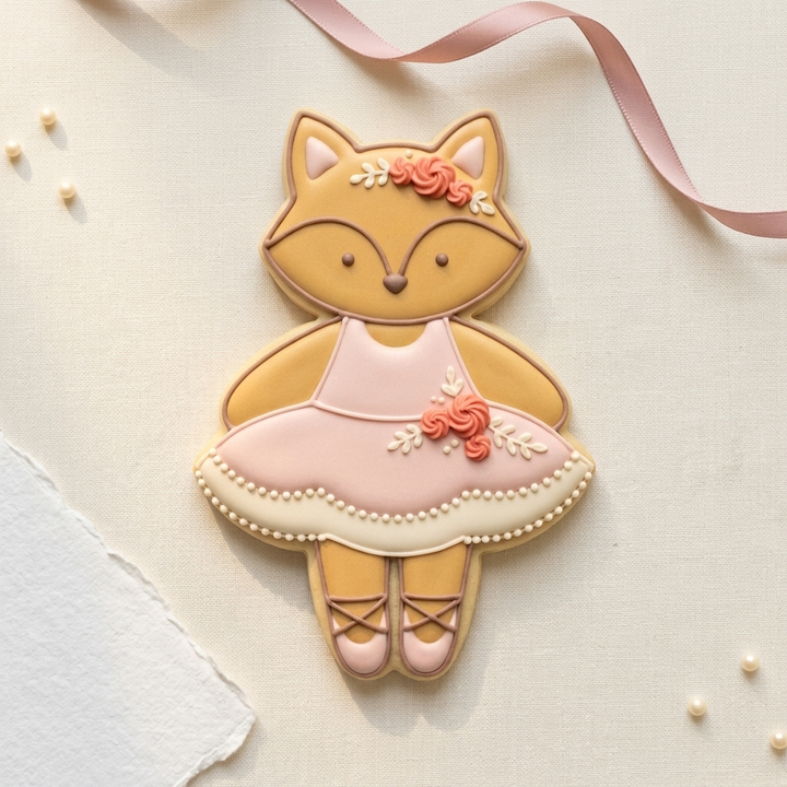Ballerina Animal Quartet Cookie Cutter Set 3D Printed Bundle
