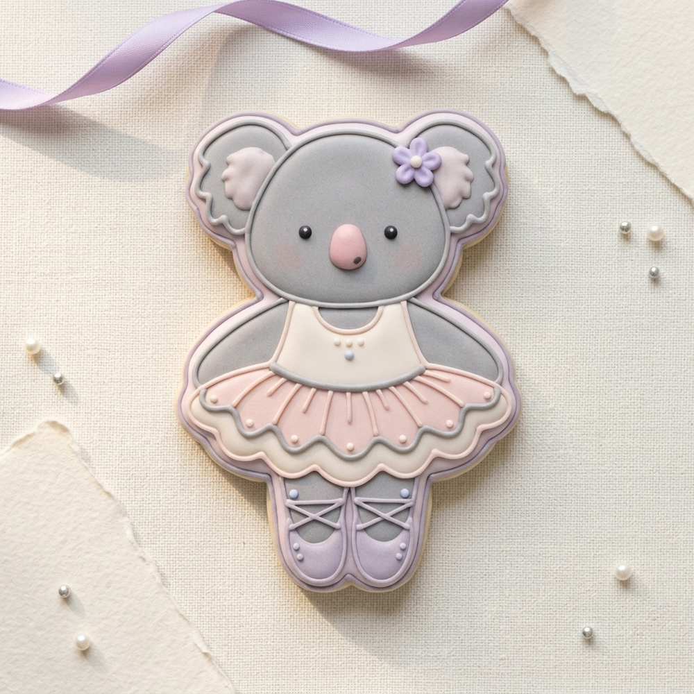 Ballerina Safari Animal Decuple Cookie Cutter Set 3D Printed Bundle