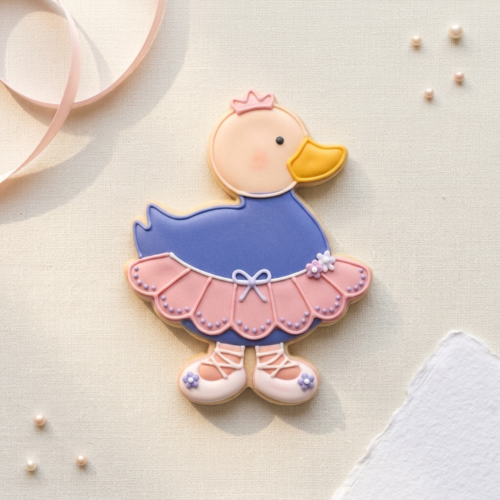 Ballerina Duck Cookie Cutter, 3D Printed Ballet Recital Design
