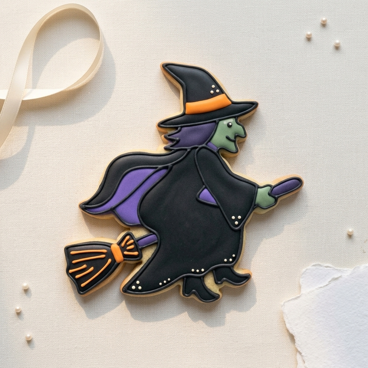 Wicked Witch Cookie Cutter, 3D Printed Halloween Design