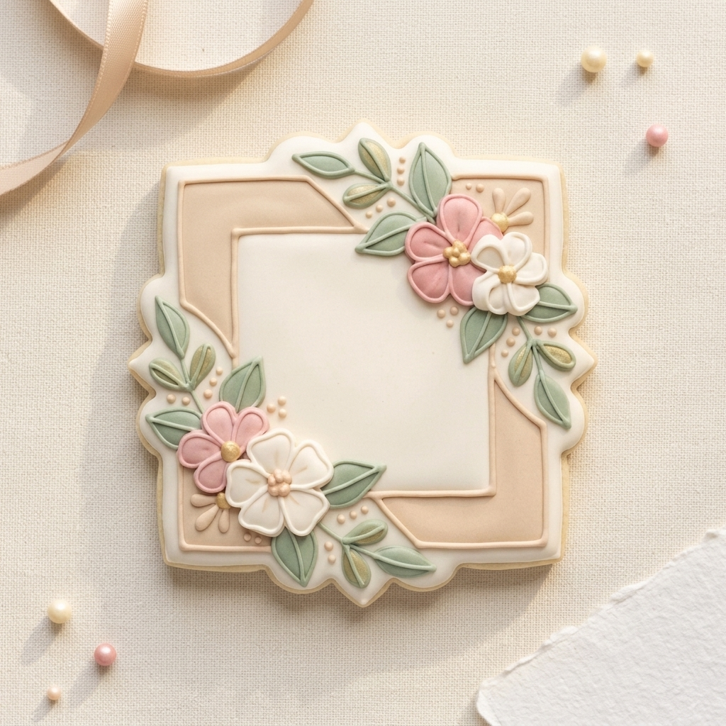 Floral Plaque Save the Date Set Cookie Cutter Set 3D Printed Bundle