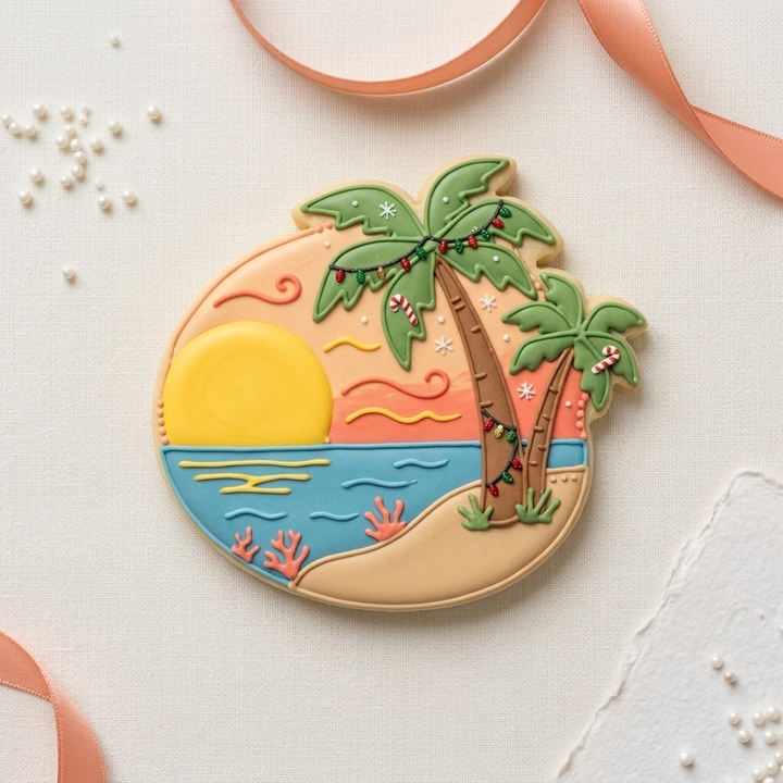 Tropical Cookie Cutter Set Tropical Hawaiian Luau Set Bundle 3D Printed Cutters