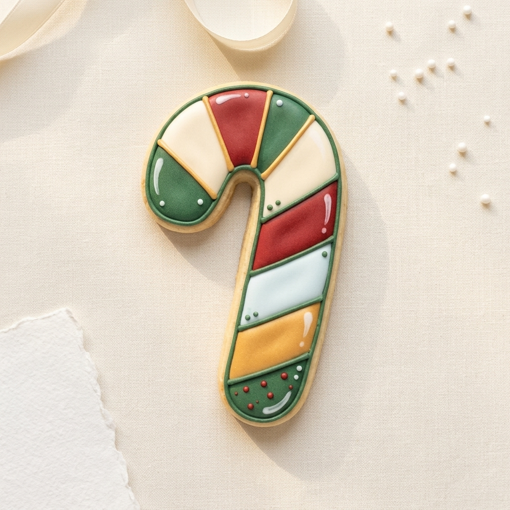 Christmas Cookie Cutter Set Stocking and Candy Cane Christmas Duo Bundle 3D Printed Cutters