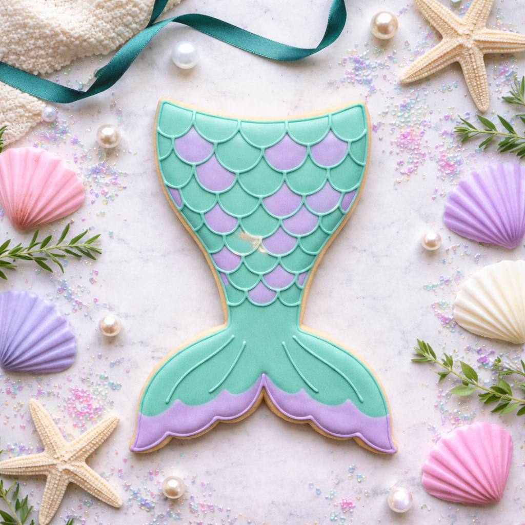 Under the Sea Cookie Cutter Set - Mermaid Ocean Birthday Bundle - 3D Printed Sea Life Cutters