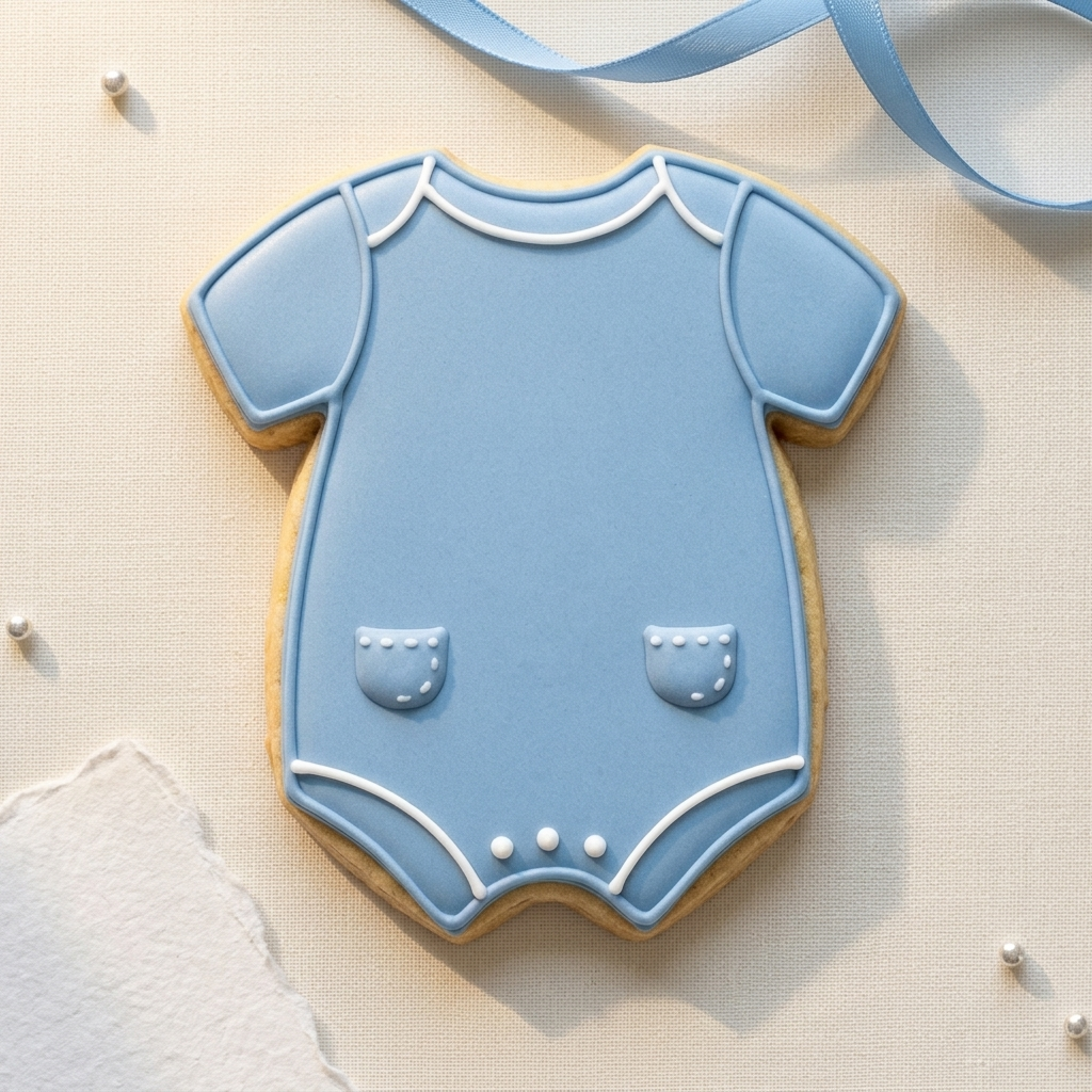 Baby Romper Cookie Cutter, 3D Printed Baby Shower Design