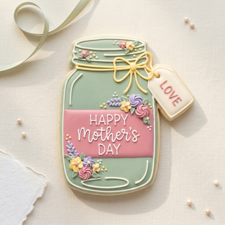 Floral Tea Mothers Day Trio Cookie Cutter Set 3D Printed Bundle