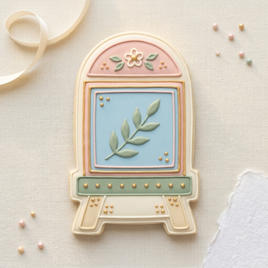 Arched Easel Cookie Cutter, 3D Printed Party Design