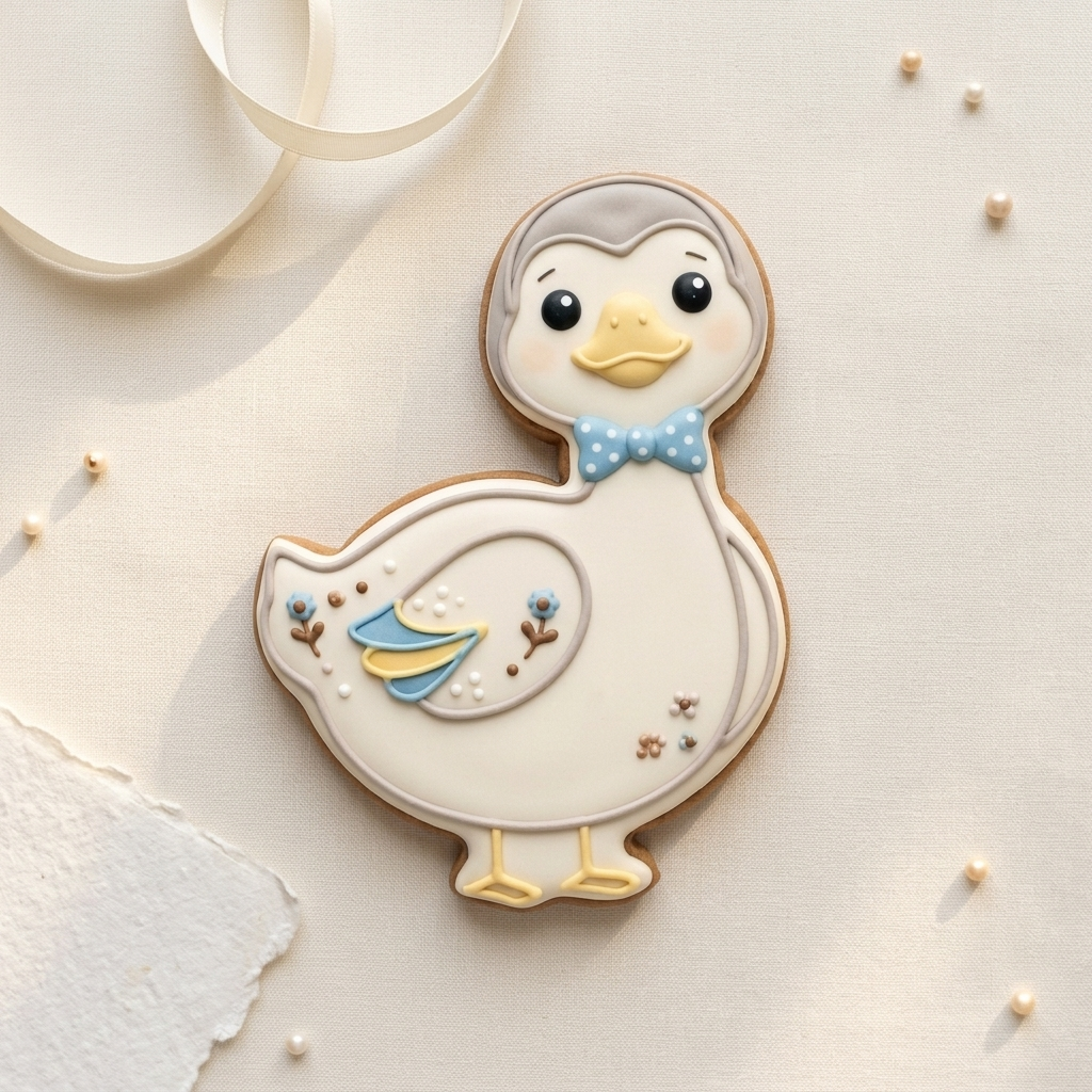 Coquette Goose Cookie Cutter, 3D Printed Animal Design