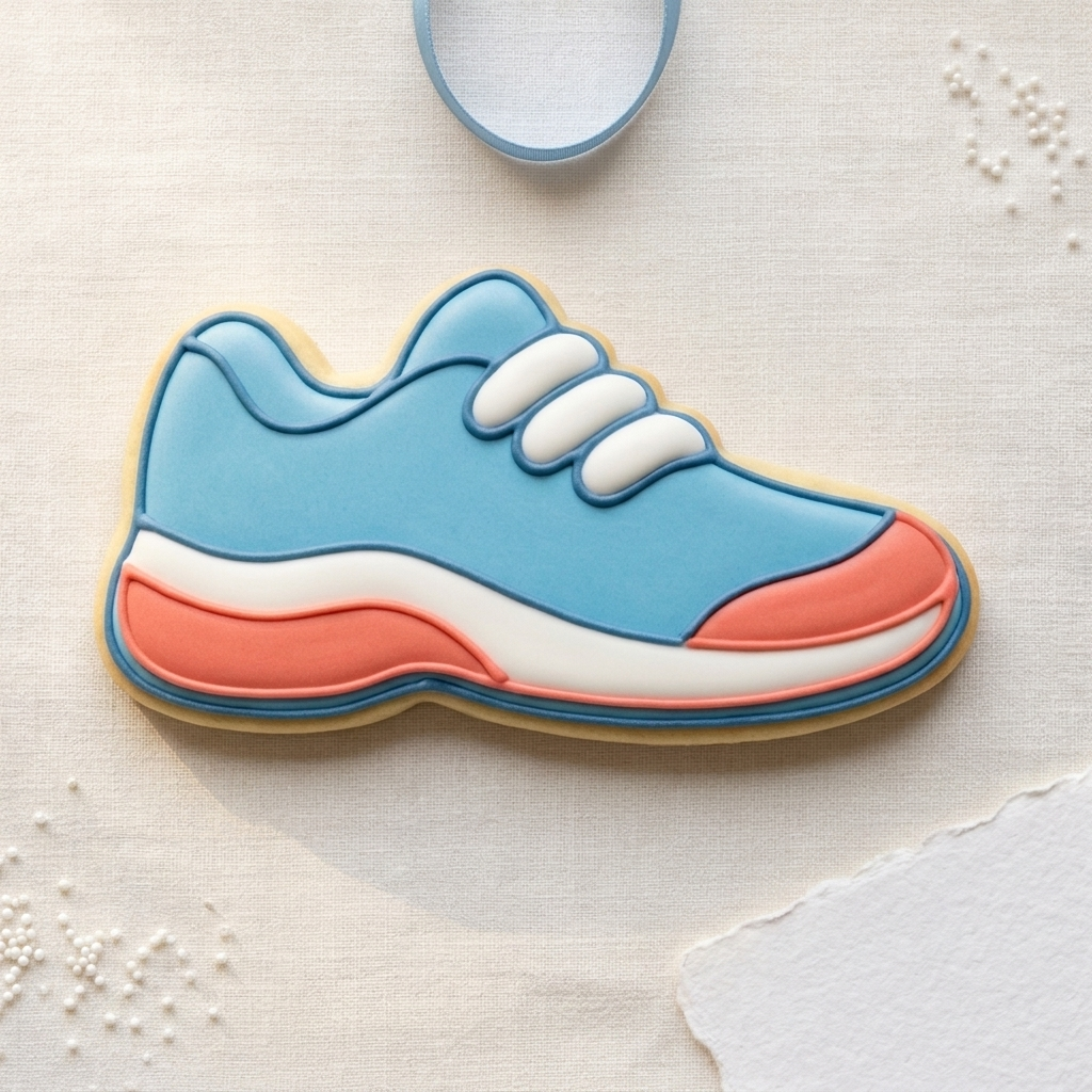 Running Shoe Cookie Cutter– 3D Printed for Cookies & Fondant