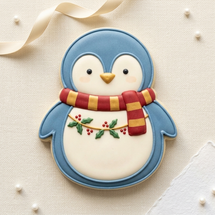 Festive Christmas Critters Quartet Cookie Cutter Set 3D Printed Bundle