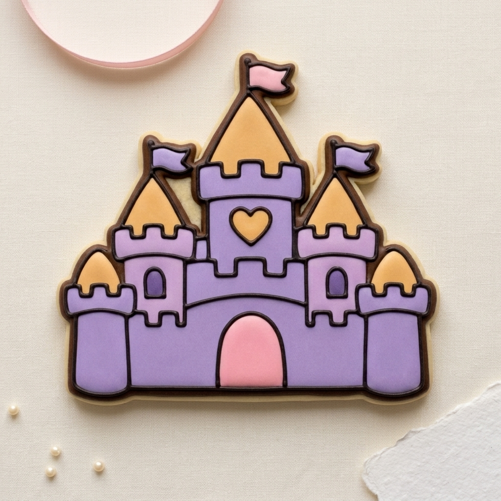 Castle Cookie Cutter– 3D Printed for Cookies & Fondant