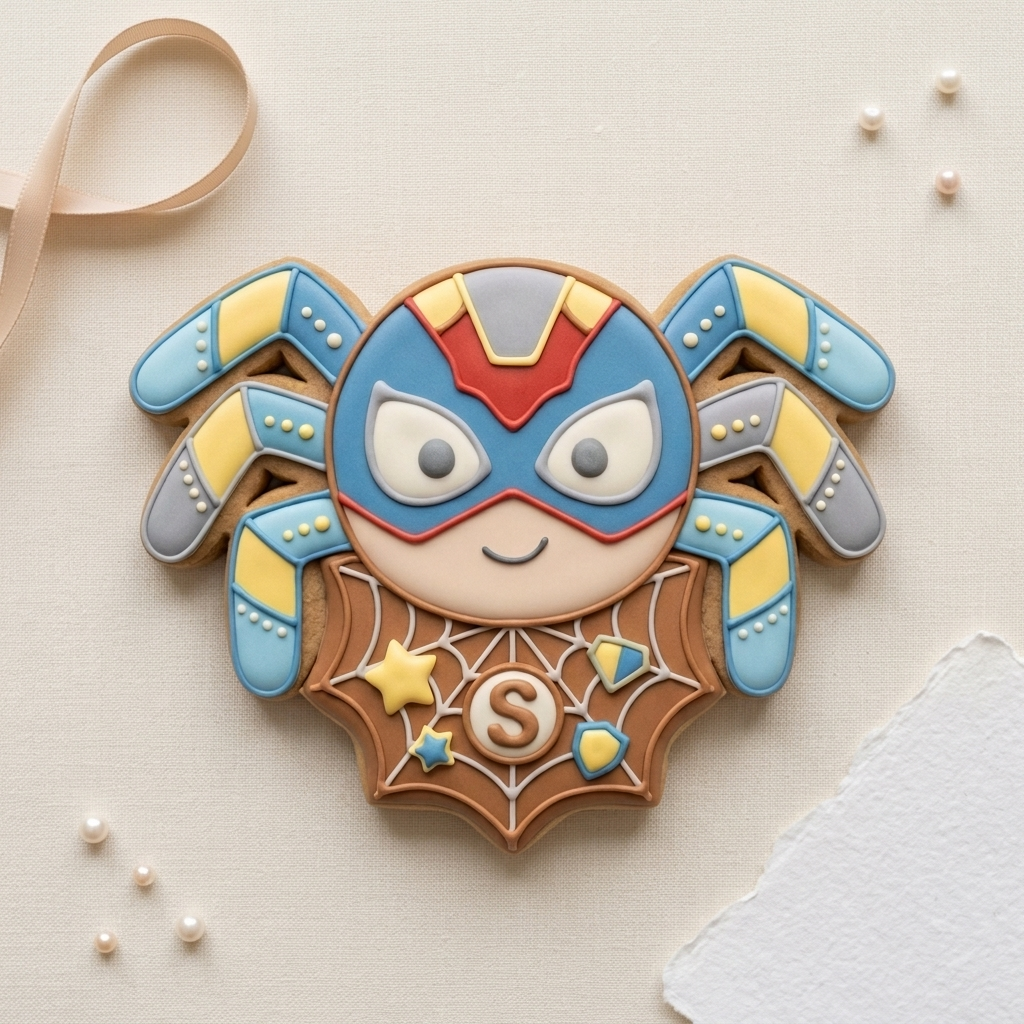 Spider and Superhero Birthday Party Baking Cookie Cutter, 3D Printed Animal Design