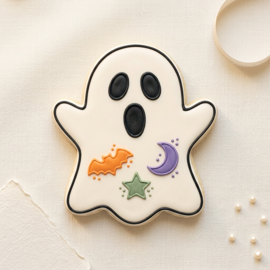 Halloween Cookie Cutter Set Pumpkin Ghost Bat Halloween Trio Bundle 3D Printed Cutters