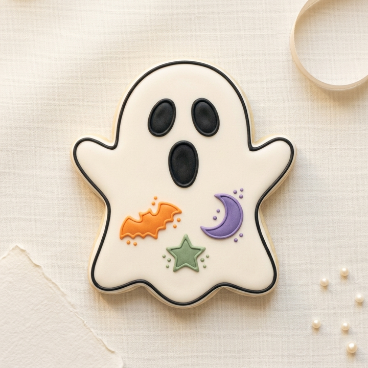 Halloween Cookie Cutter Set Pumpkin Ghost Bat Halloween Trio Bundle 3D Printed Cutters