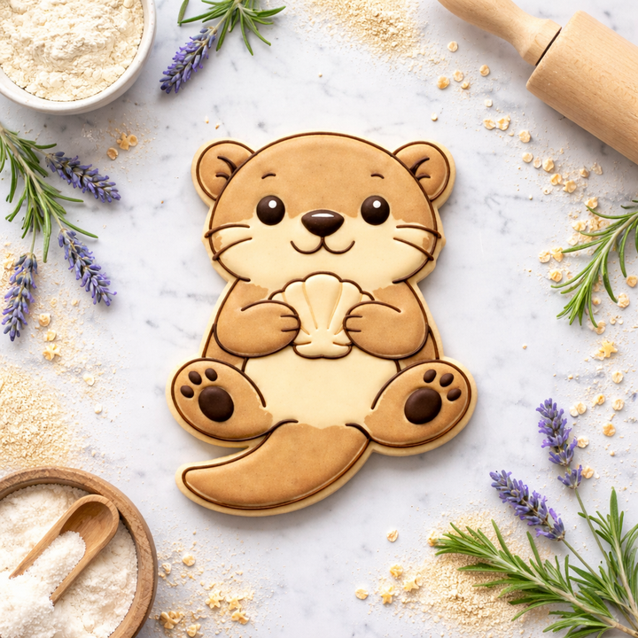 Cute Animal Cookie Cutter Set - Trendy Critter Bundle - 3D Printed Cookie Cutters