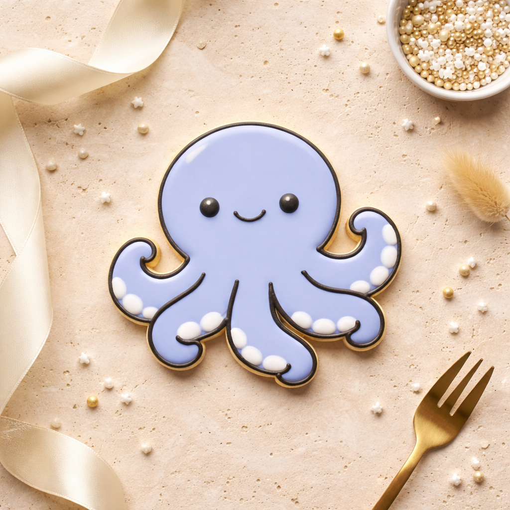 Under the Sea Cookie Cutter Set - Mermaid Ocean Birthday Bundle - 3D Printed Sea Life Cutters