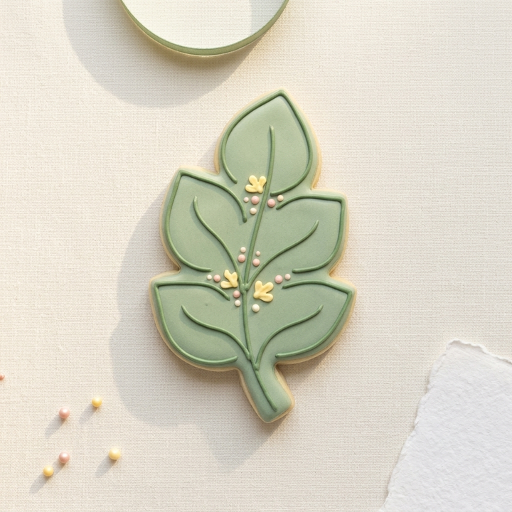 Eucalyptus Leaf Cookie Cutter, 3D Printed Garden Theme