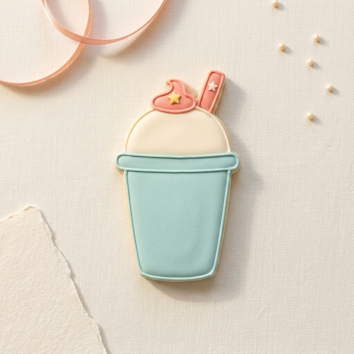 Frozen Shake Cup Cookie Cutter, 3D Printed Party Theme