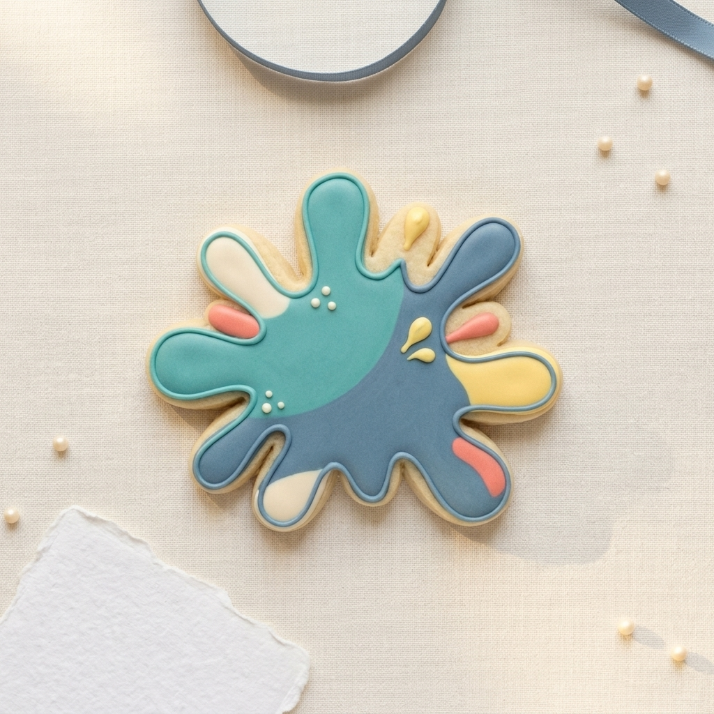 Water Splash Cookie Cutter, 3D Printed Party Theme