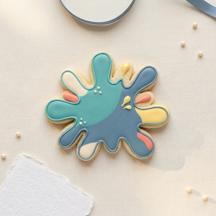 Water Splash Cookie Cutter, 3D Printed Party Theme