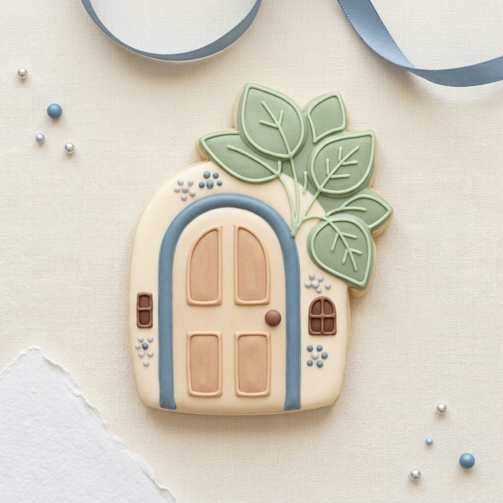Home Door with Plant Cookie Cutter, 3D Printed Home &amp; Living Theme