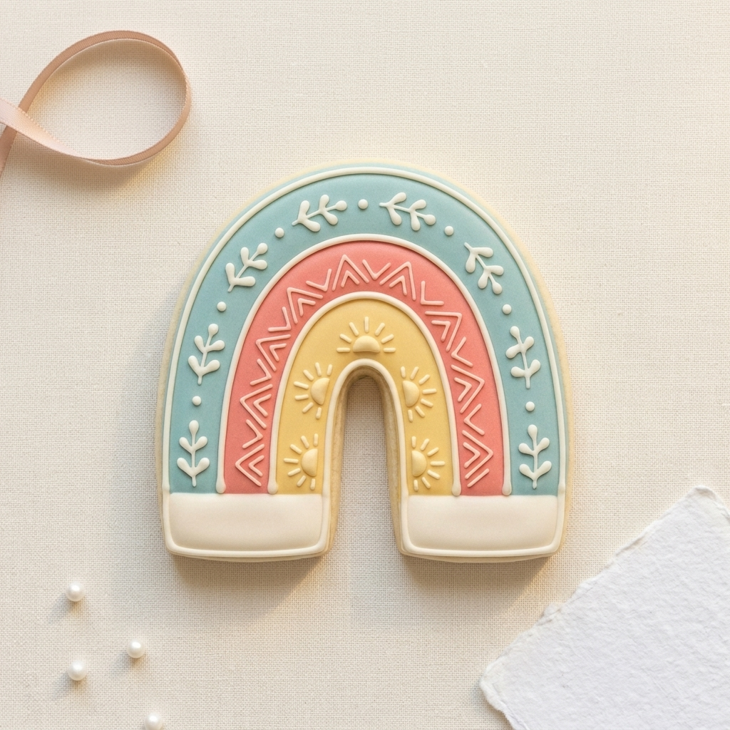 Boho Cookie Cutter Set Boho Bohemian Festival Set Bundle 3D Printed Cutters