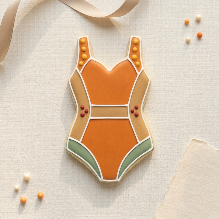 One Piece Swimsuit Cookie Cutter, 3D Printed Thanksgiving Theme