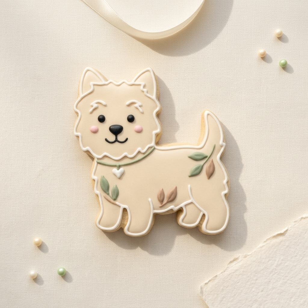 West Highland Terrier Westie Dog Cookie Cutter, 3D Printed Animal Theme