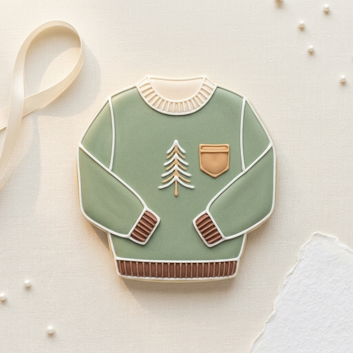 Folded Sweatshirt Cookie Cutter, 3D Printed Home &amp; Living Theme