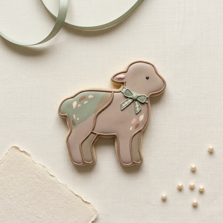 Show Lamb Cookie Cutter, 3D Printed Animal Theme