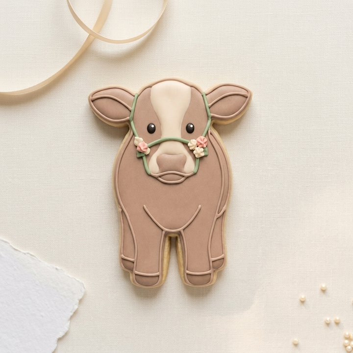 Show Calf Cookie Cutter, 3D Printed Animal Theme