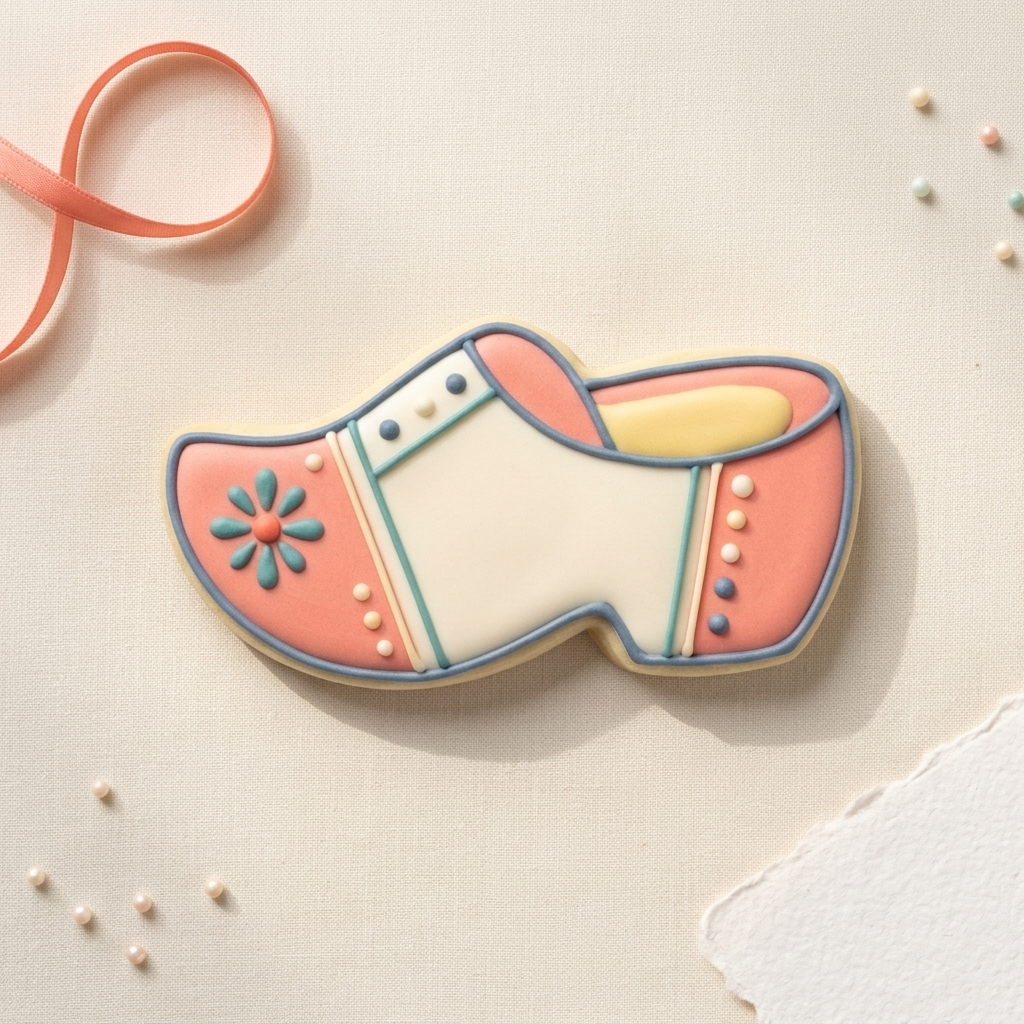 Wooden Shoe Cookie Cutter, 3D Printed Party Theme