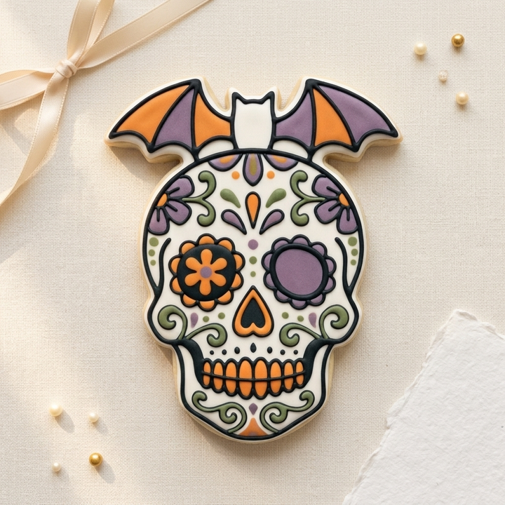 Spooky Skull Halloween Trio Cookie Cutter Set 3D Printed Bundle
