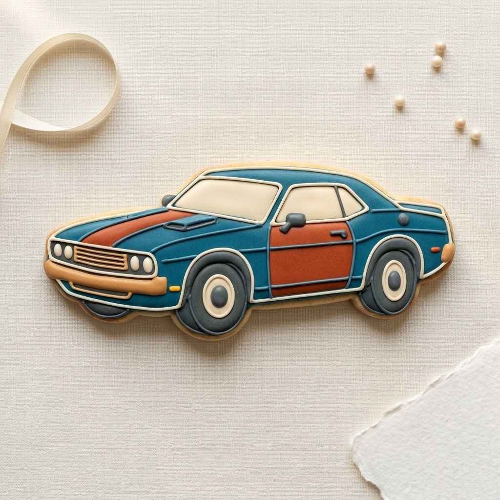 Vintage Car Showroom Trio Cookie Cutter Set 3D Printed Bundle