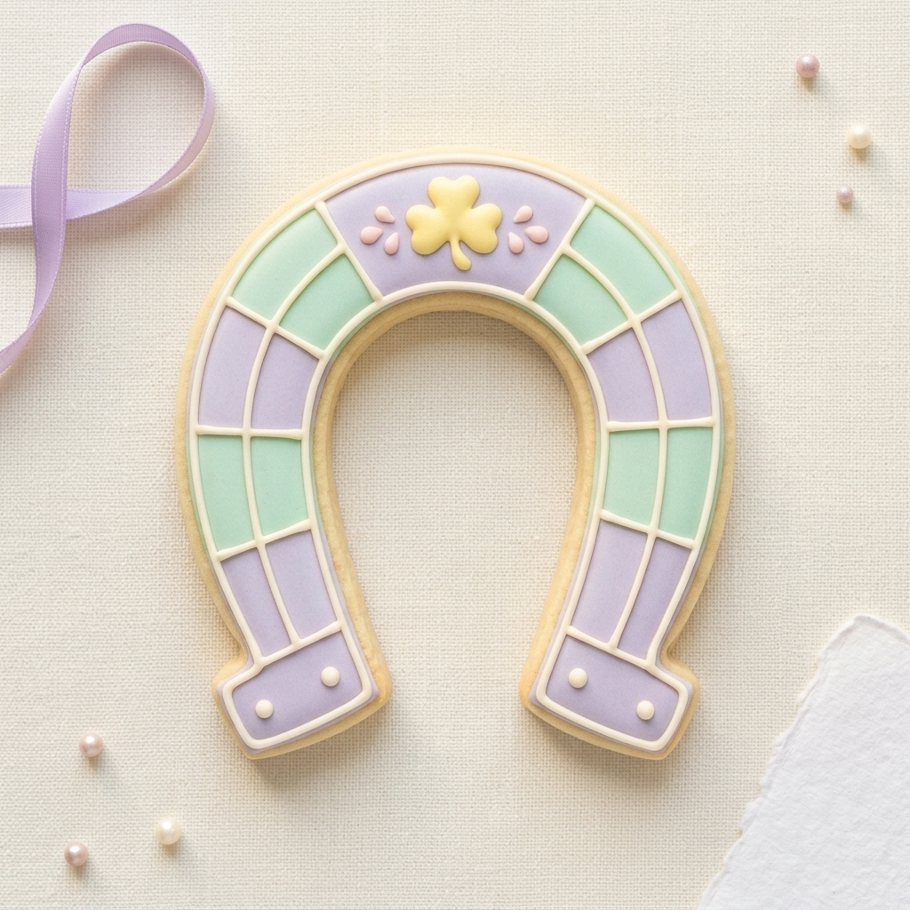 St. Patrick Day Baking Horseshoe Cookie Cutter, 3D Printed Easter Theme