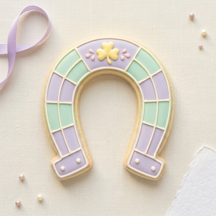 St. Patrick Day Baking Horseshoe Cookie Cutter, 3D Printed Easter Theme