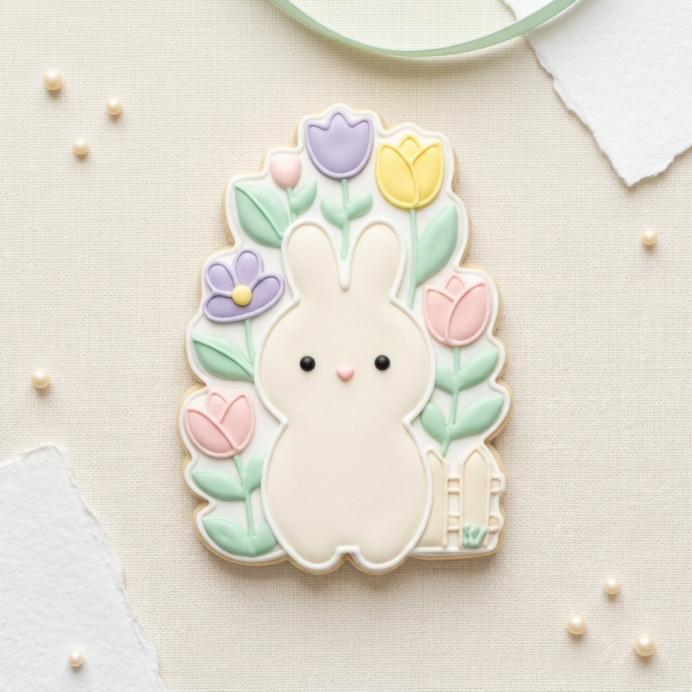 Floral Easter Garden Quartet Cookie Cutter Set 3D Printed Bundle