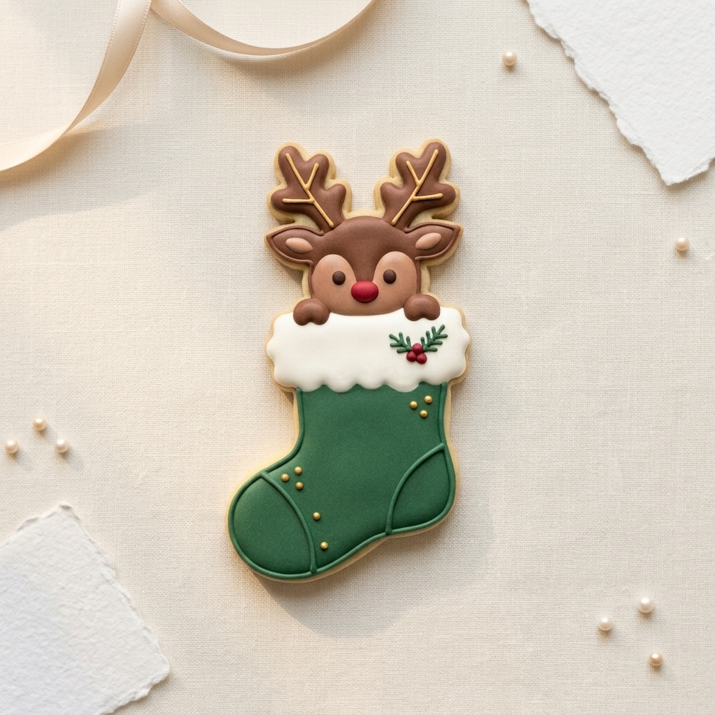 Reindeer Christmas Squad Sextet Cookie Cutter Set 3D Printed Bundle