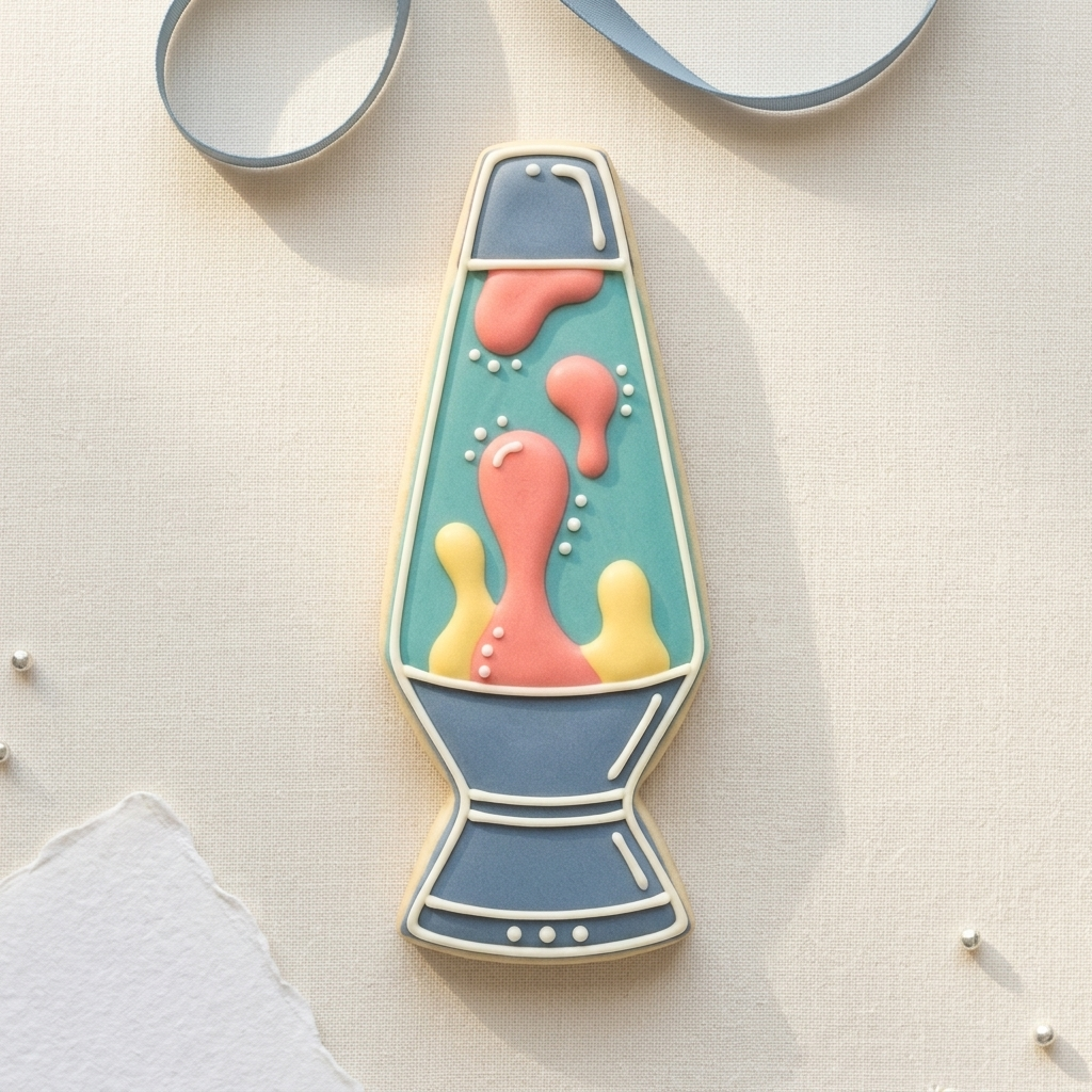 Lava Lamp Cookie Cutter, 3D Printed Party Theme